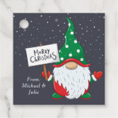 スクリプモダントかわいいクリスマス格言 フェイバータグ (正面)