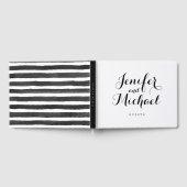 スクリプモダントとストライプ ゲストブック (全面)