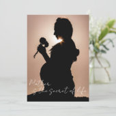 スクリプモダントと母フォトホリデーカード シーズンカード (スタンド正面)