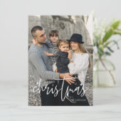 スクリプモダントのクリスマスツリー – 6フォトコラージュ シーズンカード (スタンド正面)