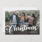 スクリプモダントのクリスマスフォト シーズンカード (正面)