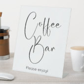 スクリプモダントのコーヒーバー 台座サイン (インサイチュ)