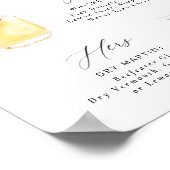 スクリプモダントのシグネチャー飲料ポスター ポスター (角)