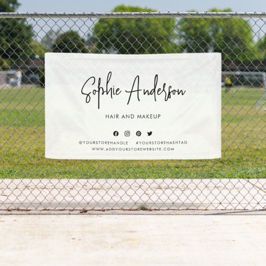 スクリプモダントのソーシャルメディアブランディングマーケティング 横断幕 (インサイチュ)