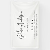 スクリプモダントのソーシャルメディアブランディングマーケティング 横断幕 (縦)