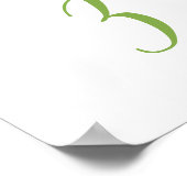 スクリプモダントのテーブ結婚ル番号3記号 ポスター (角)