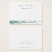 スクリプモダントのネックレスブレスレット表示カード (正面&裏面)