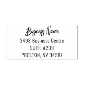 スクリプモダントのビジネス名差出人住所 ラバースタンプ (インプリント)