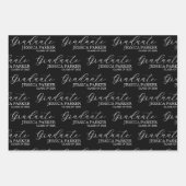 スクリプモダントのミニマル ラッピングペーパーシート (正面)