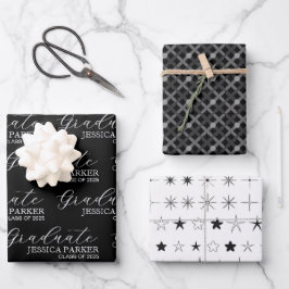 スクリプモダントのミニマル ラッピングペーパーシート