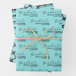 スクリプモダントのミニマル ラッピングペーパーシート