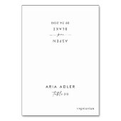 スクリプモダントのメ結婚ニュー・オプション座席表 テーブルナンバー (正面)