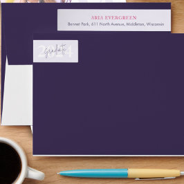 スクリプモダントの卒業差出人住所 ラップアラウンドラベル