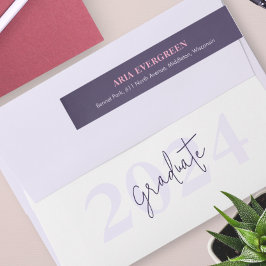 スクリプモダントの卒業差出人住所 ラップアラウンドラベル