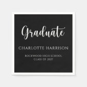 スクリプモダントの卒業紙 スタンダードカクテルナプキン (正面)