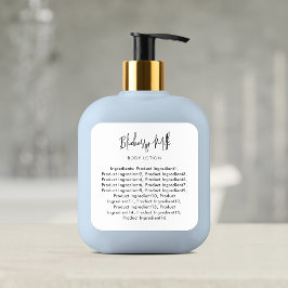 スクリプモダントの最小化成分ラベル スクエアシール