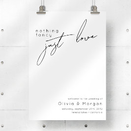 スクリプモダントの結婚ウェルカムサイン ポスター