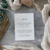 スクリプモダントの結婚詳細エンクロージャカード エンクロージャーカード