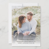 スクリプモダントの重ね合わせ結婚写真 セーブザデート (裏面)