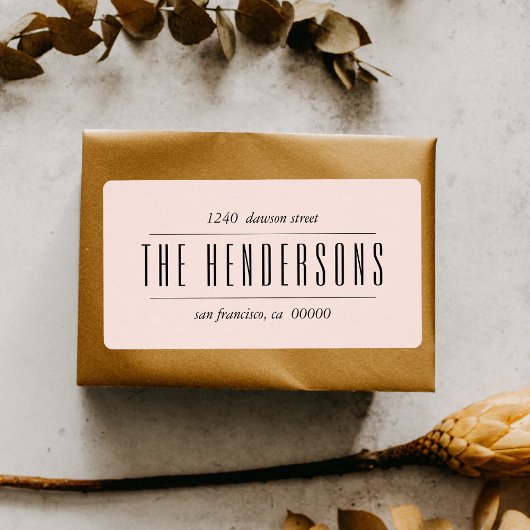 スクリプモダントはっきりしたファミリ名 ラベル