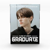 スクリプモダントはっきりした白黒ガイ卒業 フォトブロック (正面)