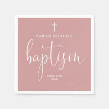 スクリプモダントエレガントほこりっぽいバラピンクバプテスマ