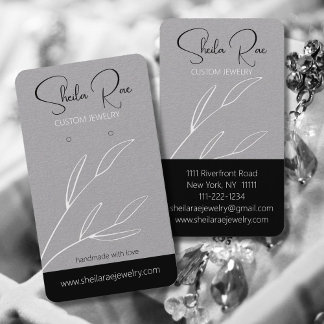 スクリプモダントエレガントイヤリング表示カードホルダー 名刺