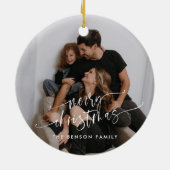 スクリプモダントエレガントフォトファミリー セラミックオーナメント (裏面)