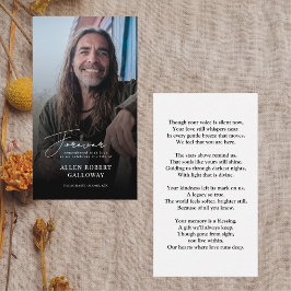 スクリプモダントエレガントフォト記憶カード 名刺