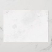 スクリプモダントエレガントブライダルシャワー 箔招待状 (裏面)