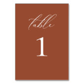 スクリプモダントエレガント・テラコッタ テーブルナンバー (裏面)