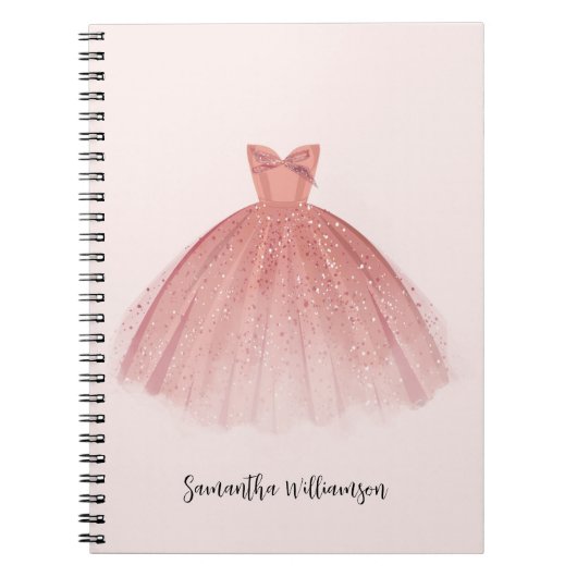 スクリプモダントエレガント・ドレス ノートブック (正面)