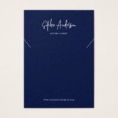 スクリプモダントカスタムカラーネックレスディスプレイカード (正面)