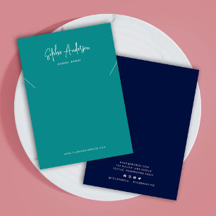 スクリプモダントカスタムカラーネックレスディスプレイカード