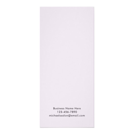 スクリプモダントカスタムビジネス価格表 ラックカード (裏面)