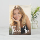 スクリプモダントカスタム大学院写真卒業 サンキューカード (スタンド正面)