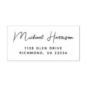 スクリプモダントカスタム差出人住所 ラバースタンプ (インプリント)