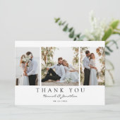 スクリプモダントカスタム3結婚写真 サンキューカード (スタンド正面)