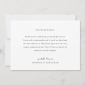 スクリプモダントカスタム3結婚写真 サンキューカード (裏面)