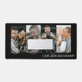 スクリプモダントカスタム4人写真父の日 デスクマット (キーボード&マウス)