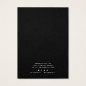 スクリプモダントカスタム・カラー・イヤリング表示カード (裏面)