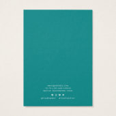 スクリプモダントカスタム・カラー・イヤリング表示カード (裏面)