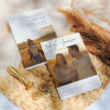 スクリプモダントクラシックタイポグラフィ2枚の写結婚真