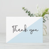 スクリプモダントシック赤ちゃんシャワーありがとう 招待状 (スタンド正面)