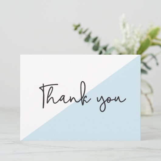 スクリプモダントシック赤ちゃんシャワーありがとう 招待状 (スタンド正面)