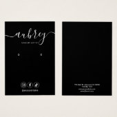 スクリプモダントシンプルイヤリング表示 (正面&裏面)