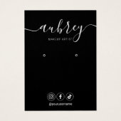 スクリプモダントシンプルイヤリング表示 (正面)