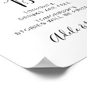 スクリプモダントシンプルバーを開く記号 ポスター (角)