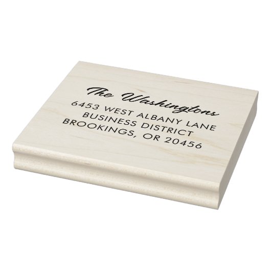 スクリプモダントシンプルビジネス名 ラバースタンプ (スタンプ)