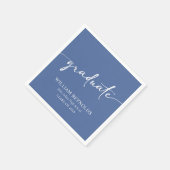 スクリプモダントシンプルフォト卒業 スタンダードカクテルナプキン (角)